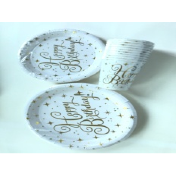 10pcs Hot English Birthday Collection Birthday Party Tableware