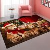 40 * 60 crystal velvet Christmas non slip carpet,one colour only,Textile【Packaging without Words】_201876146