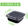 Disposable plastic square box,one colour only,Plastic【Packaging without Words】_201696587