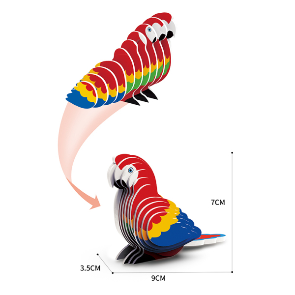 3D Animal Stereo Puzzle