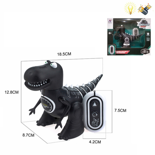 Dinosaur Remote Control 2 directions Lights Remote controller includes batteries,toy excludes batteries Plastic【English Packaging】_200612153_hd