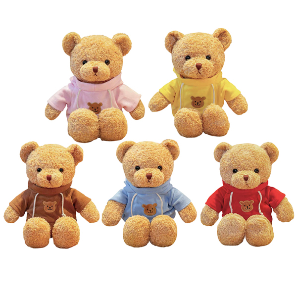 98CM Seaweed Hoodie Teddy Bear Plush Doll Fabric Doll 5-Color,Plush【English Packaging】_201880640_hd