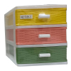 Solid color 3-layer drawer storage box  Plastic【English Packaging】_P02508118_2_m