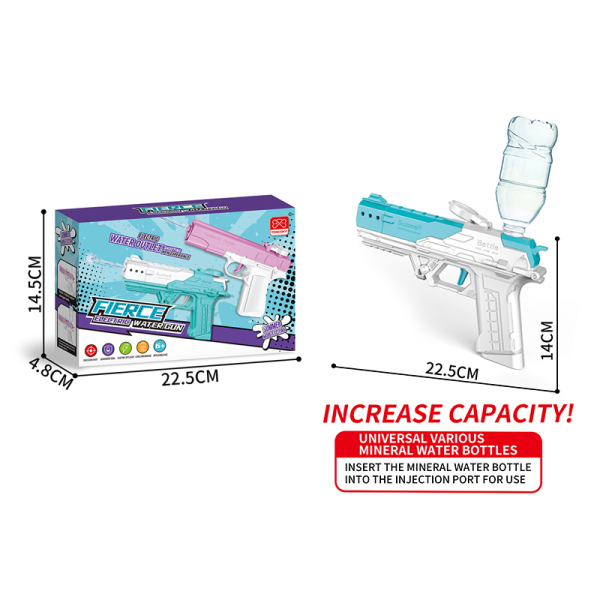 Gecko Automatic Electric Water Gun 2 Colors,Plastic【English Packaging】_201813756_hd