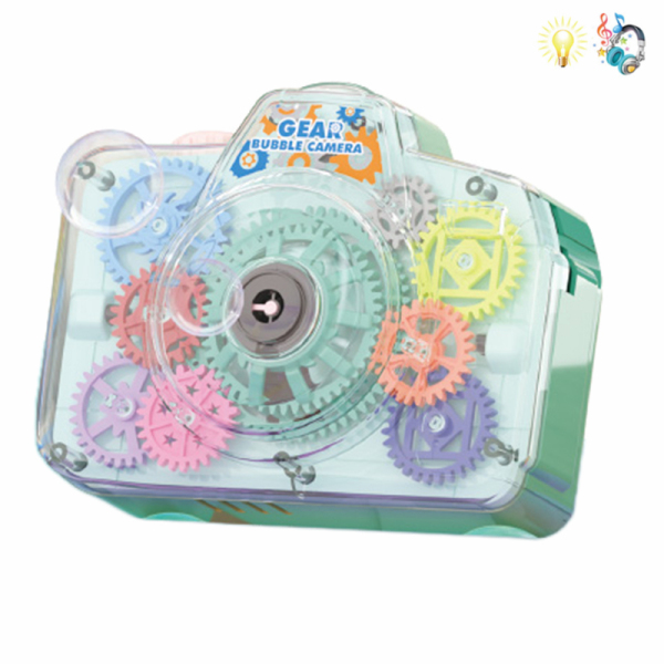 Gear bubble camera with bubble water 3 colors