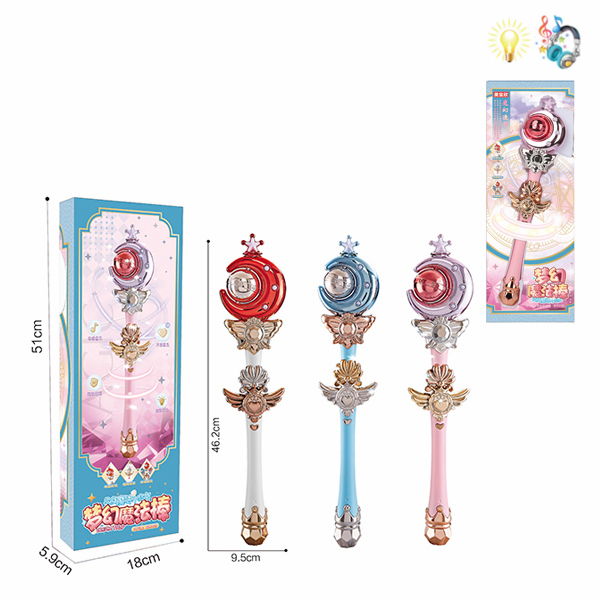 Dream Magic Stick Magic wand Lights Music IC without language Plastic【Chinese Packaging】_200952239_hd