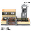 206 (pcs) Abandoned Building Sentry Station Block Set,Plastic【English Packaging】_P02969407_4_m