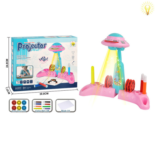 painting set Whiteboard
 Projection Lights One side Plastic【English Packaging】_200487278_hd