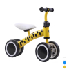 Велосипед Balance Bike синий/желтый/белый 3 цвета,Самокат,4-х колёсный,пластик【Упаковка на английском языке】_201640711