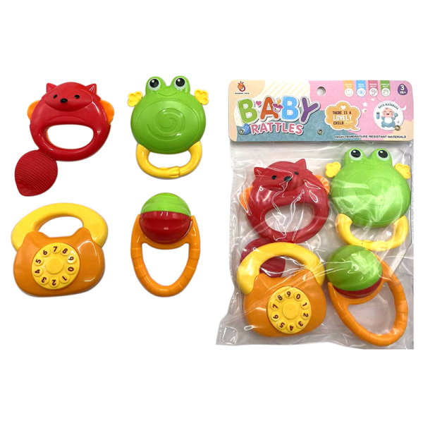 4pcs Rattles