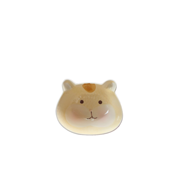 Pink Berry Hamster Ceramic Bowl [4.5 inches],one colour only,Ceramics【Packaging without Words】_201876795_hd