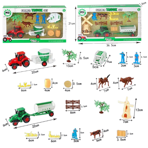 2-Style Farm Set,Slide/taxiing,Plastic【English Packaging】_201895665_hd