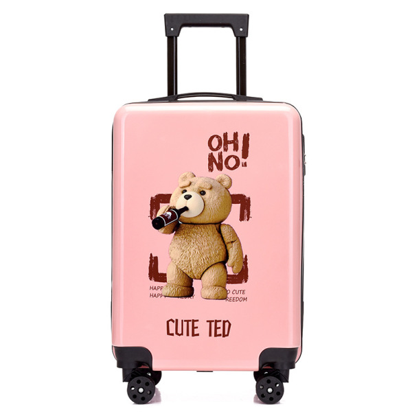 20 inch cartoon luggage universal wheel suitcase