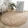 Plush round carpet,one colour only,Textile【Packaging without Words】_201876112