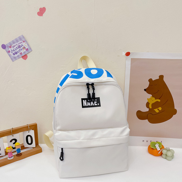 Solid color letter lightweight backpack,one colour only,Nylon【Packaging without Words】_201568444_hd