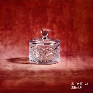 Стеклянная банка хранения цветок,Только один вид,стекло【Упаковка без надписей】
