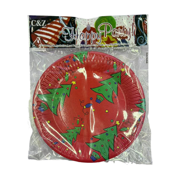 Christmas 7-inch Paper Plate