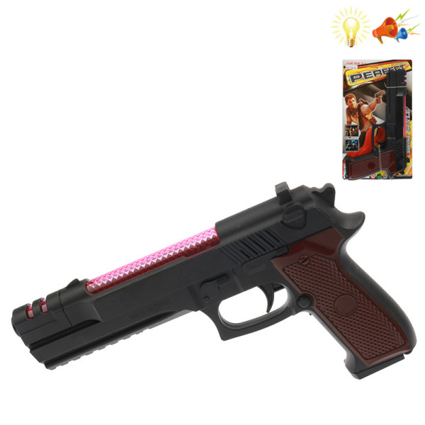 gun Electric Pistol
 Lights Sound IC without language Solid color Plastic【English Packaging】_200749668_hd