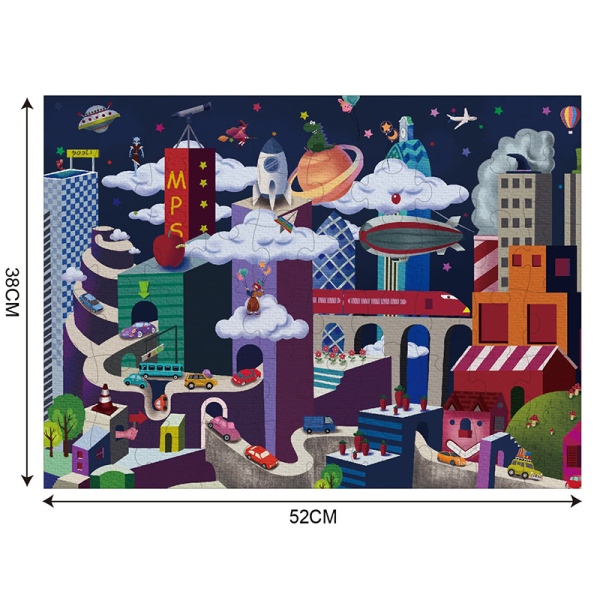 60pcs Illustration Series Puzzle