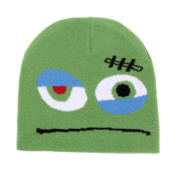 Green Quirky/Knit Hat,Unisex,56-58CM,Knitted hats,100% acrylic【English Packaging】_201447349_hd