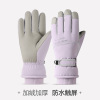 Cold resistant, anti slip, and thick woolen warm gloves,Women,Uni size,split-finger gloves,100% polyester fiber【Packaging without Words】_201571261