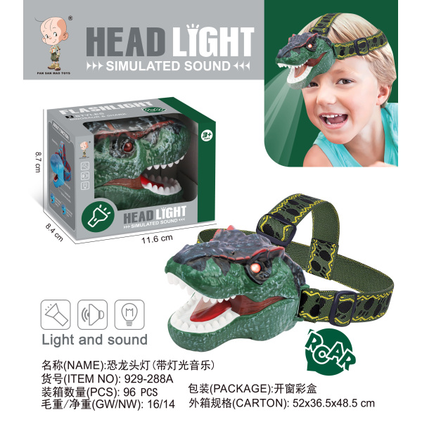 Dinosaur Headlamp