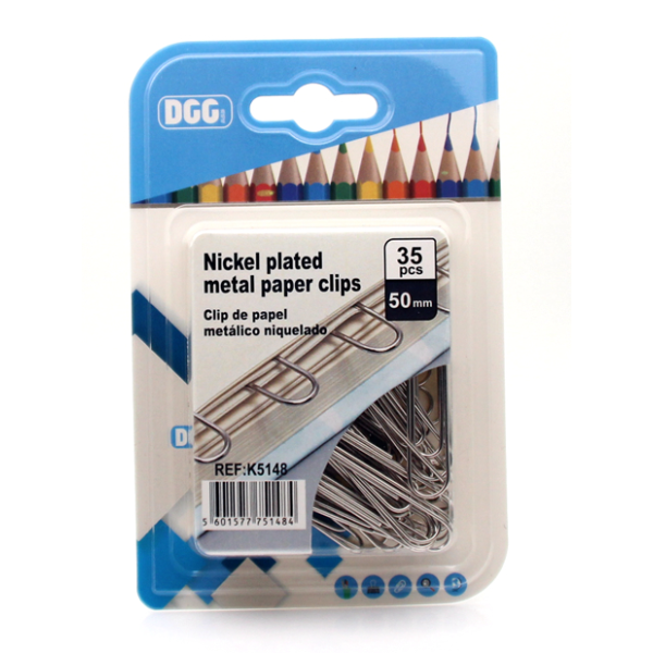 24 Card Nickel Plated Paper Clips