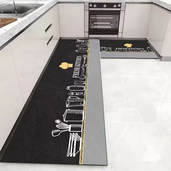 Kitchen specific floor mat set