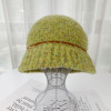 Looped Colorblocked Trimmed Woolen Hat,Women,56-60CM,Winter Hat,30% wool,70%acrylic【Packaging without Words】_P02680211_6_m