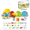 50pcs Puzzle Blocks--Creative Train Team,Plastic【English Packaging】_201632059