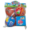 Мячи для регби 4pcs Digital English Six-Piece Ball/Dinosaur Dice/SU Rugby Balls,Плюш【Упаковка на английском языке】_P02732525_6_m