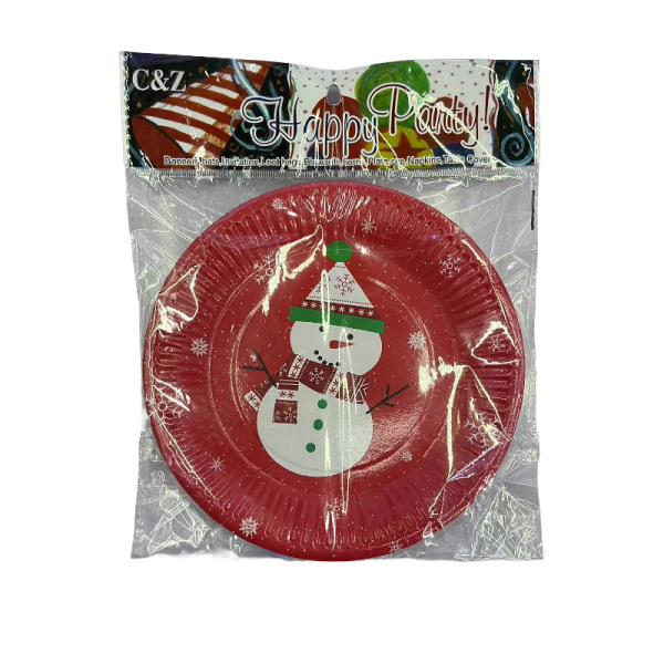 Christmas 7-inch Paper Plate