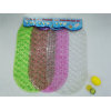 Solid Color Oval Large Bubble Bathroom Non-Slip Mat,one colour only,Plastic【Packaging without Words】_P02908455_6_m