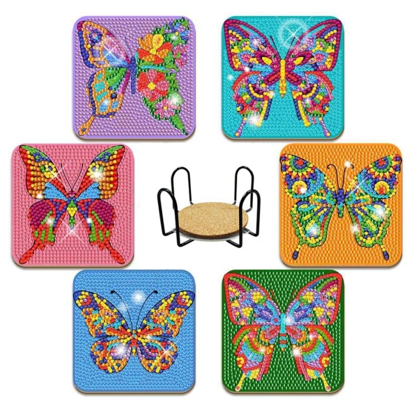 6PCS Diamond Painting Coasters