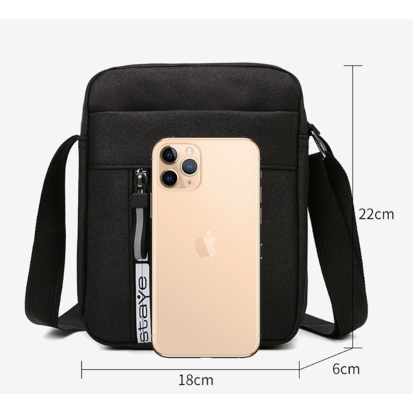 Simple portable lightweight crossbody bag