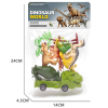 4 (pcs) Solid Dinosaur+Dinosaur Power Car Set,Plastic【English Packaging】_P03028382_2_m