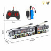 Double bus school bus with USB cable Remote Control 1:32 4 directions Lights Remote controller excludes batteries,toy includes batteries Plastic【English Packaging】_P02417471_5_m