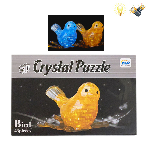 DIY Crystal Dove of Peace Block Set