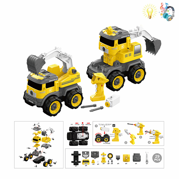 take-apart truck set