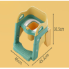 Ступенчатое туалетное сиденье 3 в 1 Жесткое сиденье,Гамак для купания новорожденных,400+ мл,Только один вид,пластик【Упаковка без надписей】_P02688006_5_m