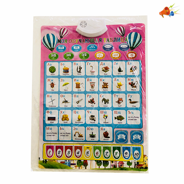 Russian wall chart Electric Calendar Sound Russian language IC Plastic【English Packaging】_200784444_hd