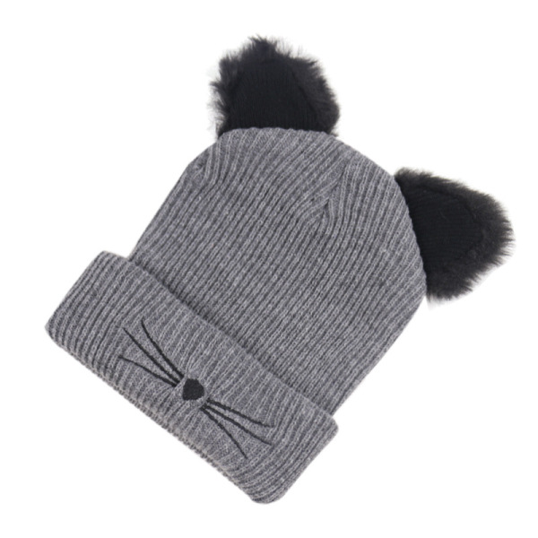 Cat Ears Knit Hat