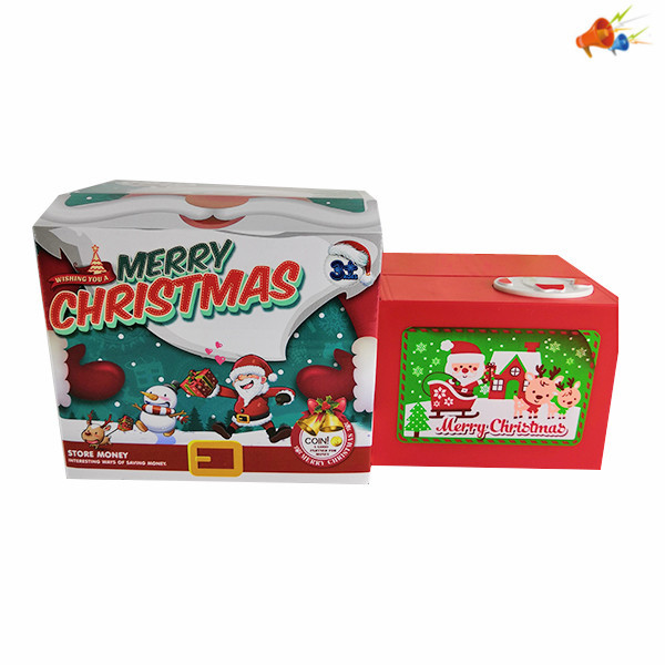 Santa Claus piggy bank Cute Version Sound IC without language Can save money
 Plastic【English Packaging】_200532269_hd