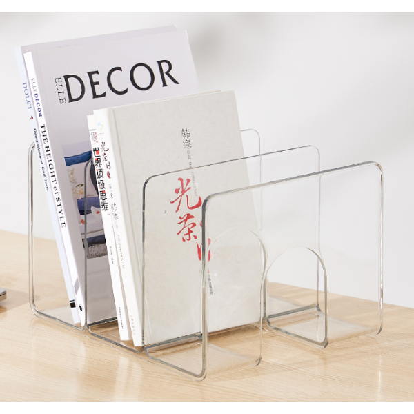 Book stand Monochrome clear binding [no text wrapping]