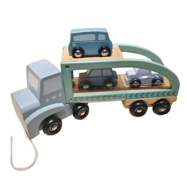 Wooden double-decker transportation loader