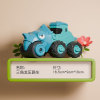 4 Styles Dinosaur Construction Vehicle Push to Slide Variable,Pressure,Solid color,Plastic【English Packaging】_P02938032_10_m