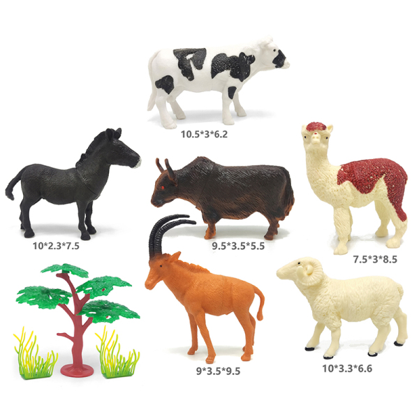 6 (pcs) Farm Animal Set