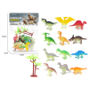 12 (pcs) Solid spray painted luminous dinosaur,Plastic【English Packaging】_201877401