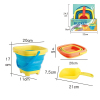Многофункциональное складное пляжное квадратное ведро 2 л на открытом воздухе,пластик【Упаковка на английском языке】_200769687_1_m