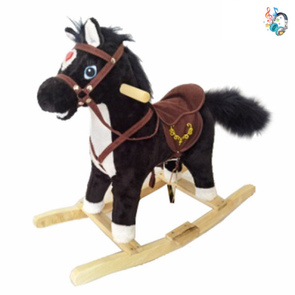 Wooden rocking horse